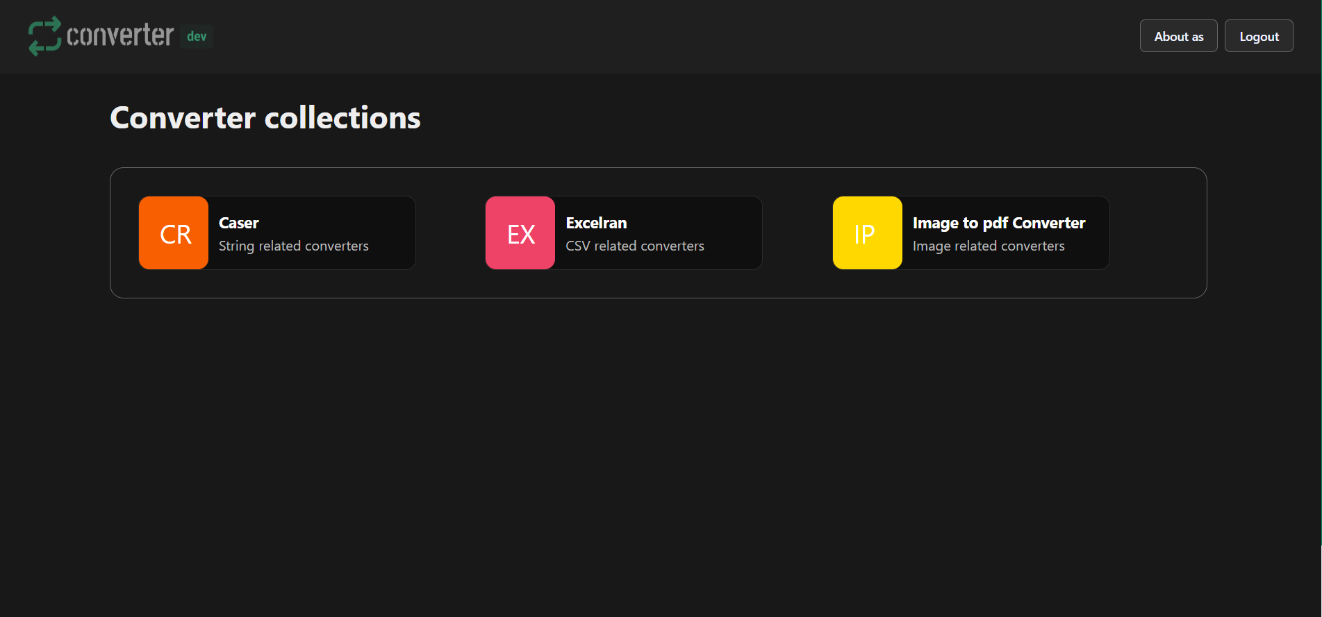 Dev converter