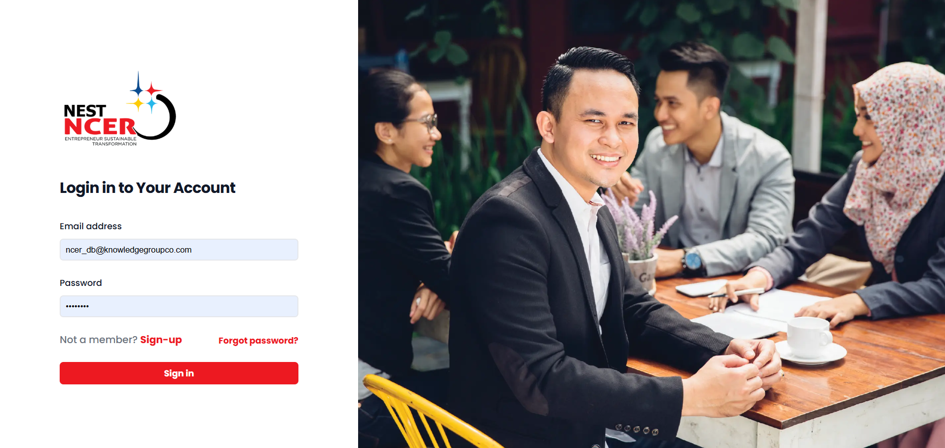 NCER web (NEST)