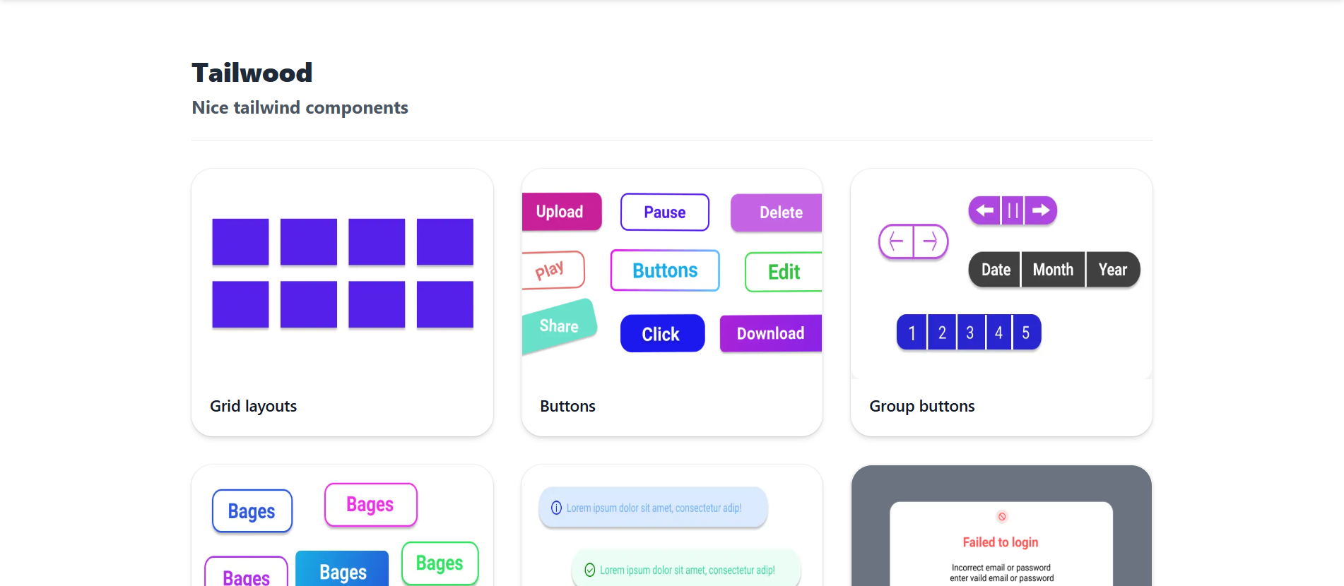 Tailwood UI